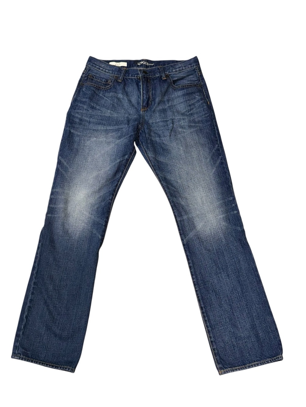 Gap Kids Boy's Size 16 Straight Leg Denim Jeans Slim Etroit Intentionally Faded